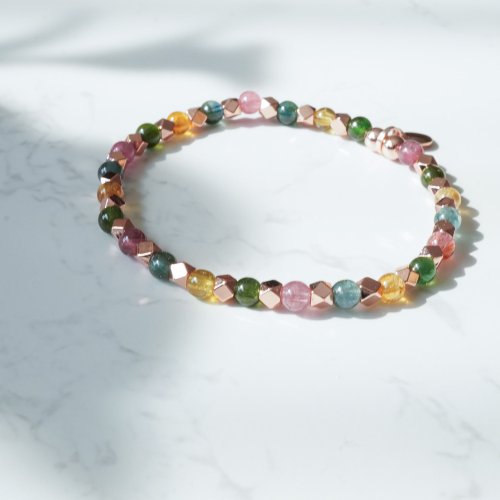 天然碧璽14GF手鏈