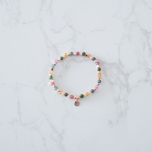 天然碧璽14GF手鏈