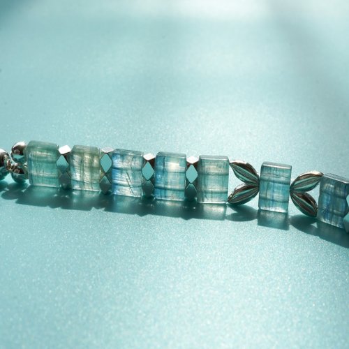 藍晶石925純銀手排手鏈