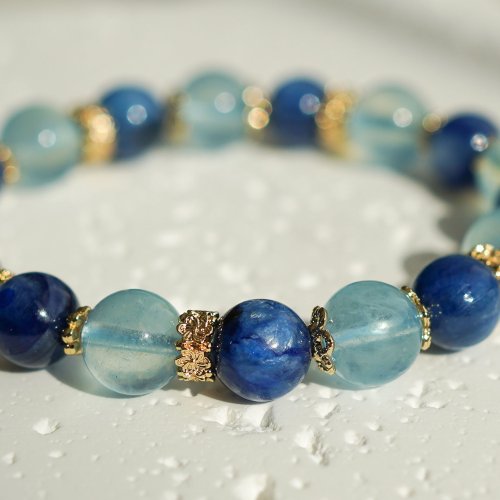 海藍寶藍晶石14KGF手縺