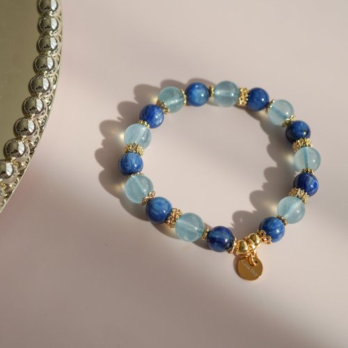 海藍寶藍晶石14KGF手縺