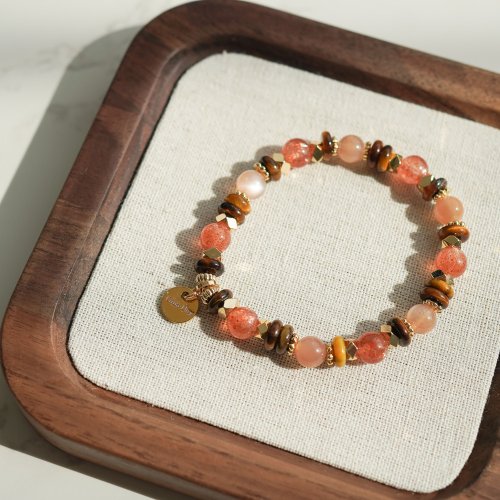 阿魯沙太陽石虎眼算盤14KGF手鏈