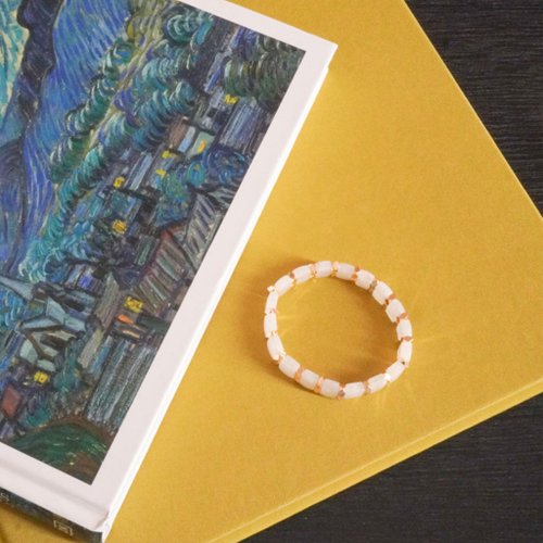 藍月光石14kGF手排手鏈