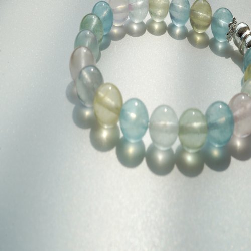 摩根石淡水珠14KGF手鏈