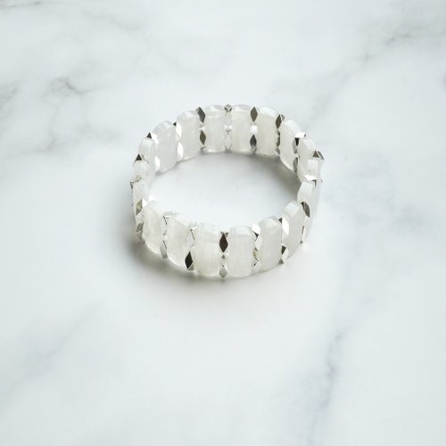 藍月光石14kGF手排手鏈