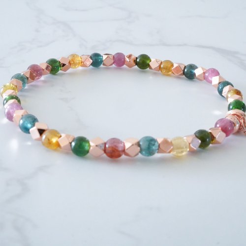 天然碧璽14GF手鏈