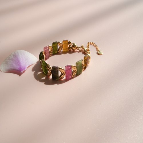 天然碧璽手排手鏈