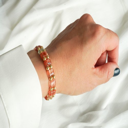 阿魯沙手排14KGF手鏈