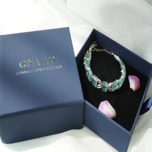 藍晶石925純銀手排手鏈