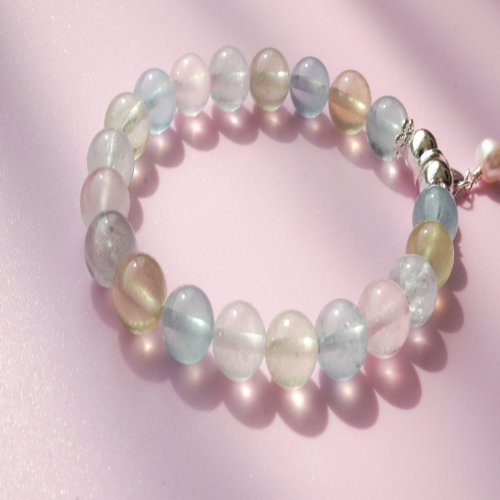 摩根石淡水珠14KGF手鏈