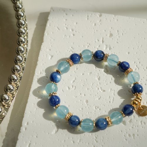 海藍寶藍晶石14KGF手縺