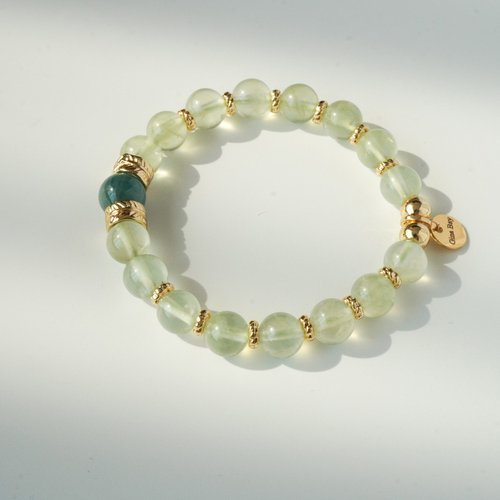 藍晶石葡萄石14KGF手鏈