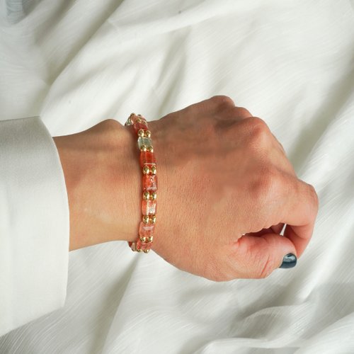 阿魯沙手排14KGF手鏈