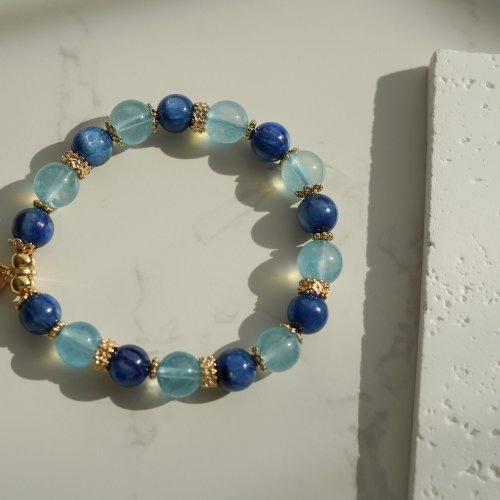 海藍寶藍晶石14KGF手縺