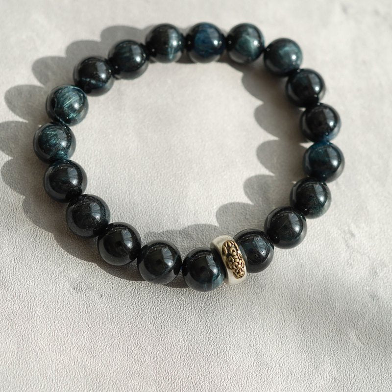 藍虎眼石貔貅吞金生肖轉運14KGF手鏈