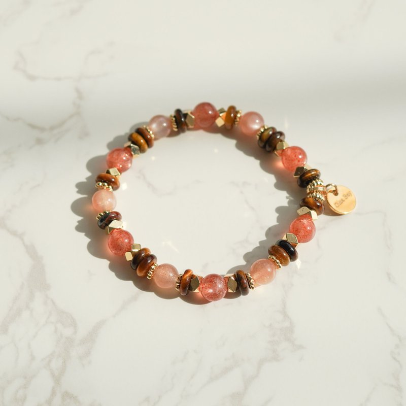 阿魯沙太陽石虎眼算盤14KGF手鏈