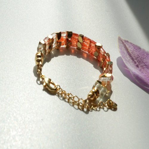 阿魯沙14KGF手排手鏈