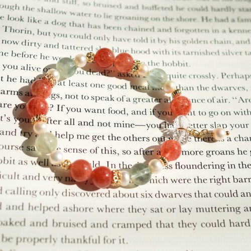 阿魯沙淡水珠14KGF手鏈