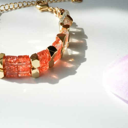 阿魯沙14KGF手排手鏈