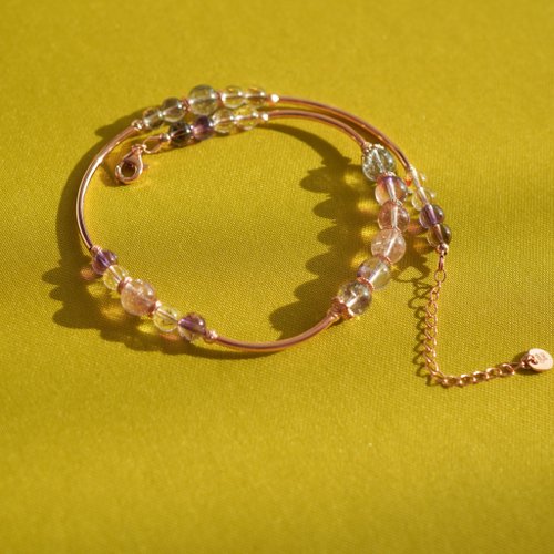 超七(super seven)925純銀包玫瑰金雙鏈